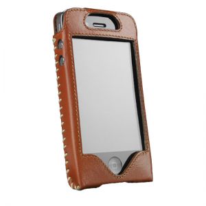 Чехол Sena Sarach LeatherSkin Tan/Cream for iPhone 4/4S